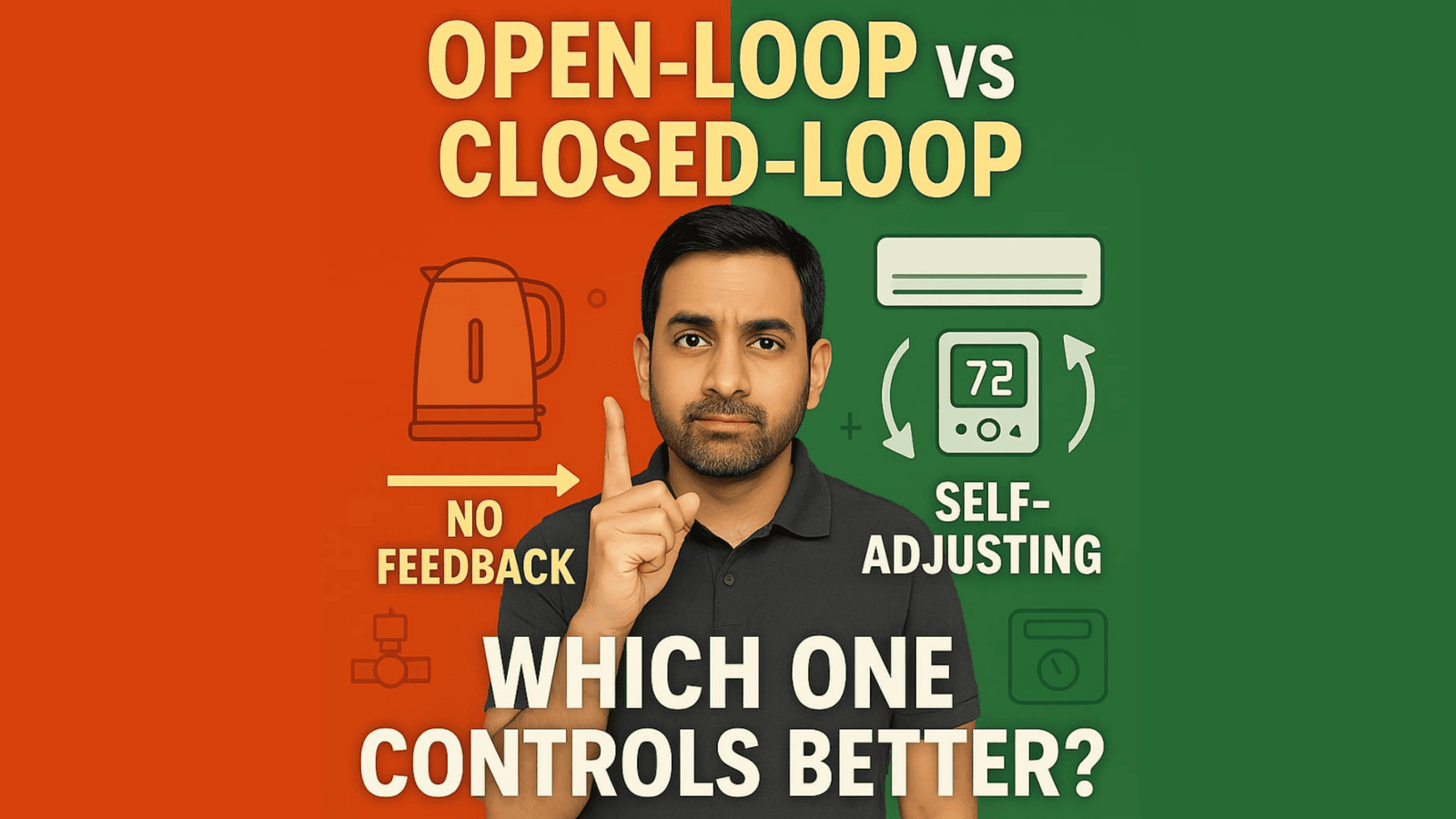 How to Chooseween Open-Loop and Closed‑Loop Control Systems?